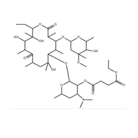 errythromycin ethylsuccinate (1264-62-6) C43H75NO16.