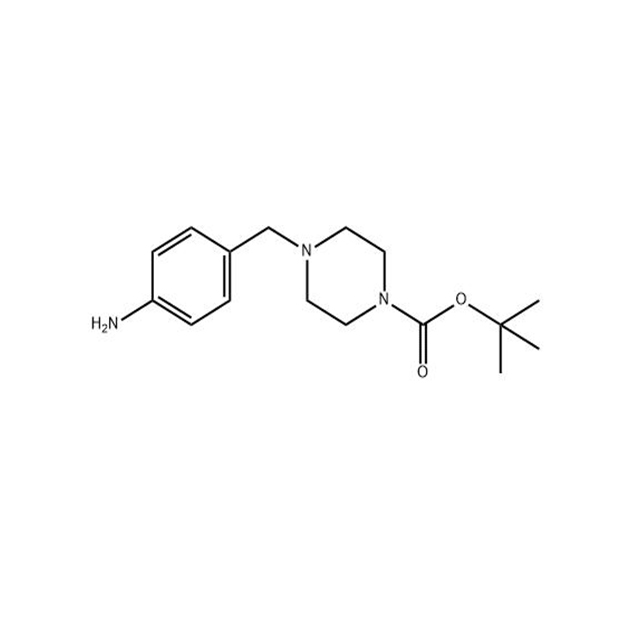 4-(4-아미노벤질)피페라진-1-카르복실산 tert-부틸 에스테르 (304897-49-2) C16H25N3O2